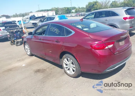 2016 Chrysler 200 Limited z USA, uszkodzony, nr VIN 1C3CCCAB0GN165960